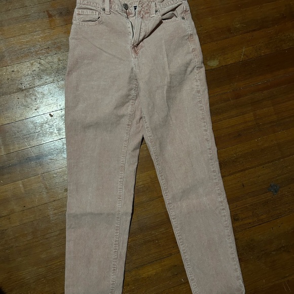 American eagle courdory pale pink straight leg jeans - Picture 3 of 6